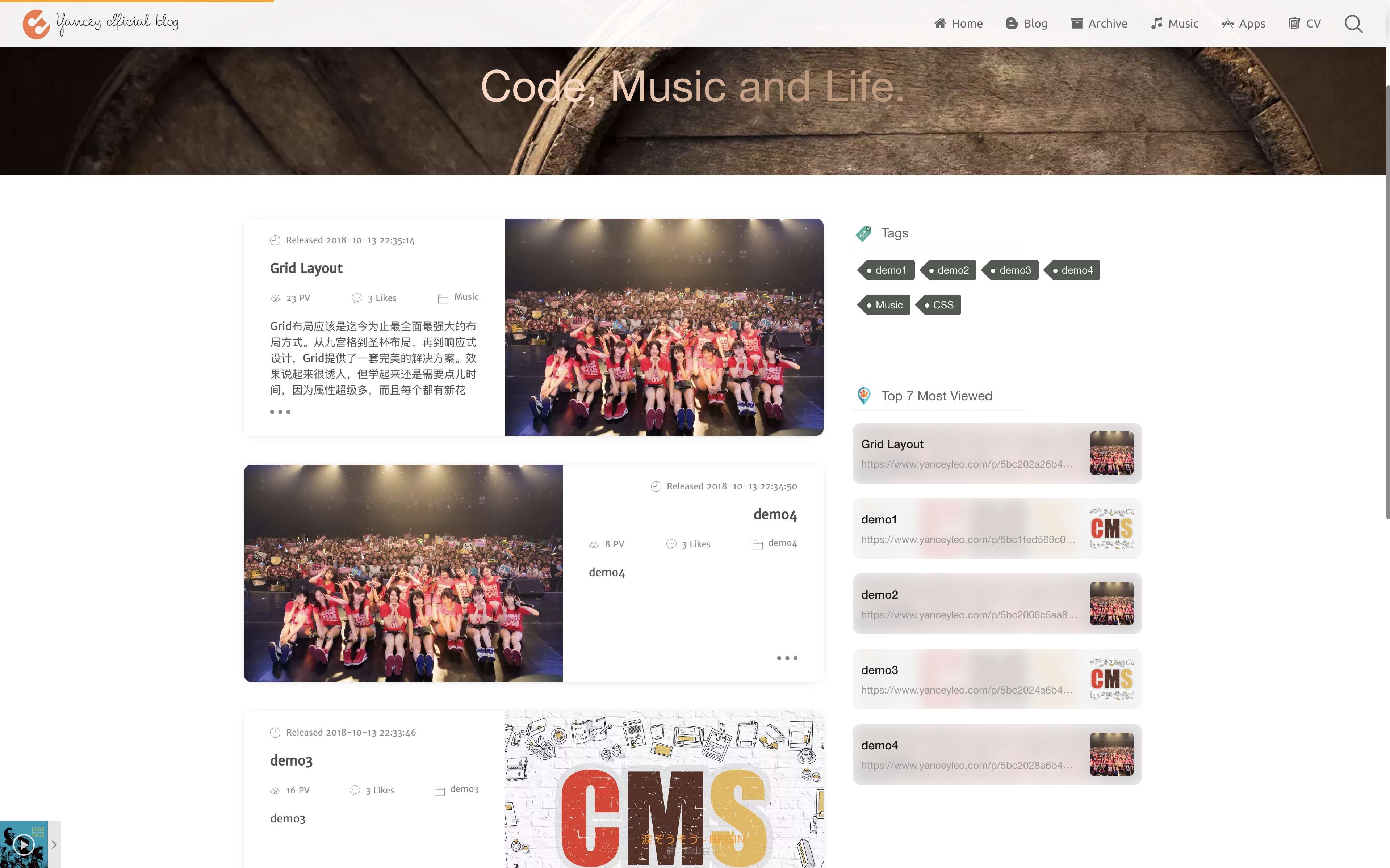blog summary 页